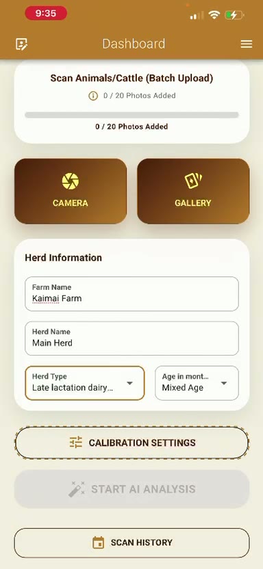 Herd Scan app walkthrough